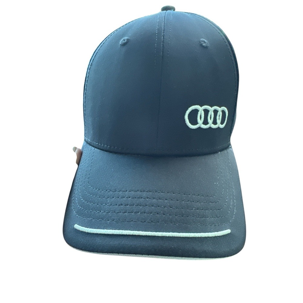 Audi Official Fundamentals Black‎ Flex Fit Baseball Cap Hat